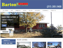Tablet Screenshot of barton-homes.com
